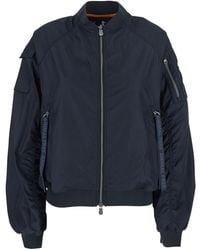 Save The Duck - Lil- Bomber Jacket With Front Pockets And Logo Patch Applied On The Sleeve - Lyst