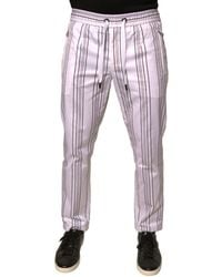 Dolce & Gabbana - Casual Striped Trousers - Lyst