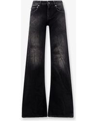 Balenciaga - Wide Leg Denim Trousers - Lyst