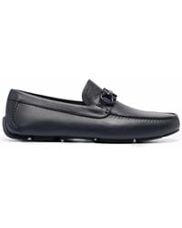 Ferragamo - Gancini Leather Drivers - Lyst