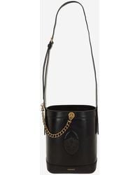 Versace - Bucket Bag La Medusa Leather Shoulder - Lyst