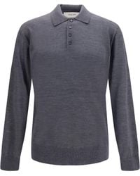 Golden Goose - Virgin Wool Polo Shirt - Lyst