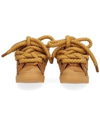 Lanvin - Curb Sneaker Leather Trainers - Lyst
