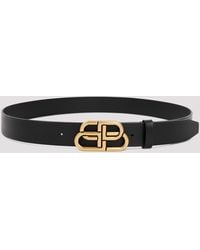 Balenciaga - Embossed Leather Belt - Lyst
