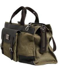 Dolce & Gabbana - Military Two Tone Tote Duffel Shoulder Borse Bag Dark Leather - Lyst