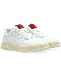 Gucci - Leather Sneakers Calfskin Calf Skin Trainers - Lyst