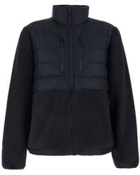 The North Face - Down Jacket With High Neck And Tonal Logo Letteri - Lyst