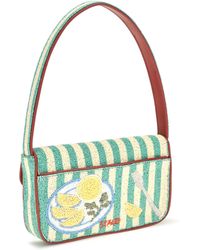 STAUD - Shoulder Bag Tommy Beaded Rayon - Lyst