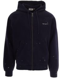Carhartt - Dark Hooded Painter Cotton Hoodie - Lyst