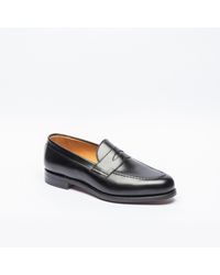 BERWICK  1707 - Polished Leather Loafer - Lyst