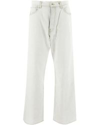 KENZO - Bleached Suisen Relaxed Jeans - Lyst