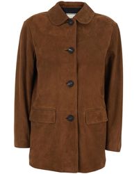 Tagliatore - Jacket With Classic Collar And Two Front Flap Pockets - Lyst