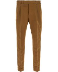 PT Torino - Biscuit Linen Blend Pant - Lyst
