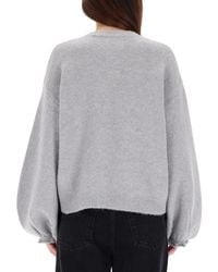 ROTATE BIRGER CHRISTENSEN - Sweater With Wide Sleeves Wool Jumpers - Lyst