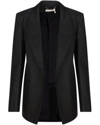 Chloé - Chloe Silk Crèpe Jacket - Lyst