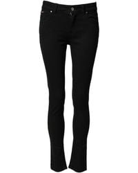 Dolce & Gabbana - Cotton Skinny Mid Waist Denim Jeans Co+02 Clothing - Lyst