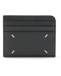 Maison Margiela - Leather Card Holder Calf Bos Taurus Wallet - Lyst