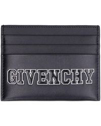 Givenchy - Logo Detail Leather Card Holder - Lyst
