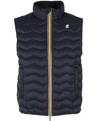 K-Way - Valen Quilted Warm Zipped Gilet - Lyst