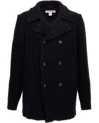 Comme des Garçons - Double-Breasted Wool Coat - Lyst