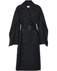 Burberry - Blend Wool Trench Coat - Lyst
