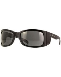 Celine - Sunglasses Geometric Full Rim, Shiny Frame And Smoke Lens Cl40290I01A - Lyst