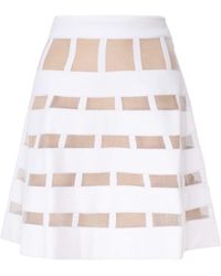 Genny - Skirt With Iconic Embroidery - Lyst