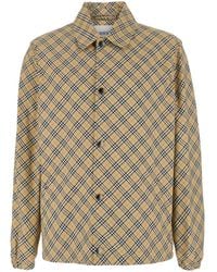 Burberry - 'Slindon' Jacket With Classic Collar And All-Over Check Motif - Lyst