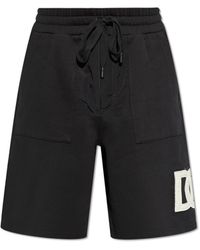 Dolce & Gabbana - Shorts With Logo - Lyst