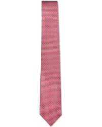 Ferragamo - Gancini Silk Twill Carato Tie - Lyst