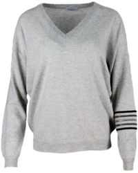 Brunello Cucinelli - Sweaters Grey - Lyst