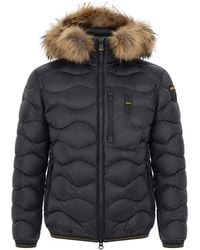 Blauer - Wavefur Padded Jacket Polyamide & Down - Lyst