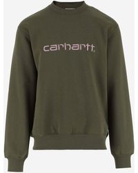 Carhartt - Cotton Blend Sweatshirt With Logo - Lyst