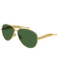 Bottega Veneta - Sunglasses- Metal (Other) Eyewear - Lyst