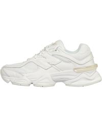 New Balance - Mesh Panel Logo Patched Sneakers - Lyst
