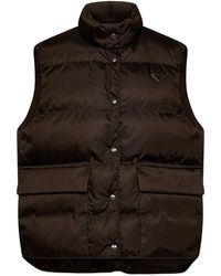 Prada - Padded Vest Re-Nylon Recycled Polyamide Puffer Jackets - Lyst