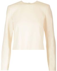 Theory - Long Sleeved Crewneck Top - Lyst