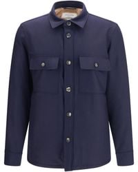 Jacob Cohen - Lightweight Jacket With Fur Lining - Lyst