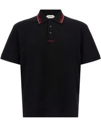 Versace - Cotton Polo Shirt - Lyst