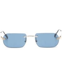 Cartier - Cartier Eyewear Ct0577S Rimless Square Sunglasses - Lyst