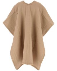 Fendi - Roma Wool And Cashmere Blend Cape - Lyst