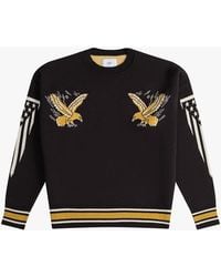 Rhude - Cashmere Knit Crewneck Sweater, Clothing - Lyst