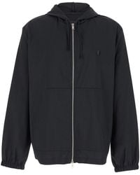 Givenchy - Zip-Up Hoodie With Logo Detail - Lyst