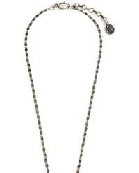 McQueen - Plate Medallion Cameo Chain Necklace Accessories Jewelry - Lyst