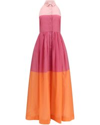 Sara Roka - Eglelong Dress Cotton; Silk - Lyst