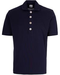 Eleventy - Half Sleeve Polo - Lyst