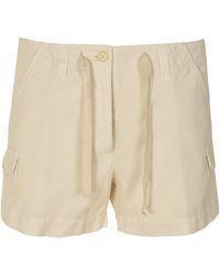 Aspesi - Drawstring Waist Side Pockets Shorts - Lyst