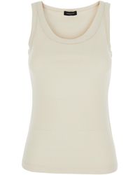 Fabiana Filippi - Sleeveless Top With Round Neck - Lyst