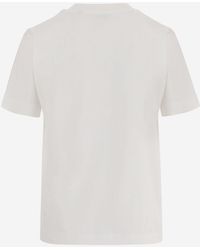 Bottega Veneta - Cotton T-Shirt With Print T-Shirts - Lyst
