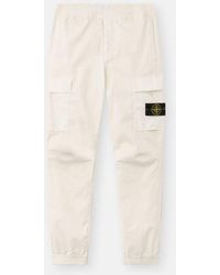 Stone Island - Stone Island Multi-Pocket Cargo Cargo Pants — Ivory - Lyst